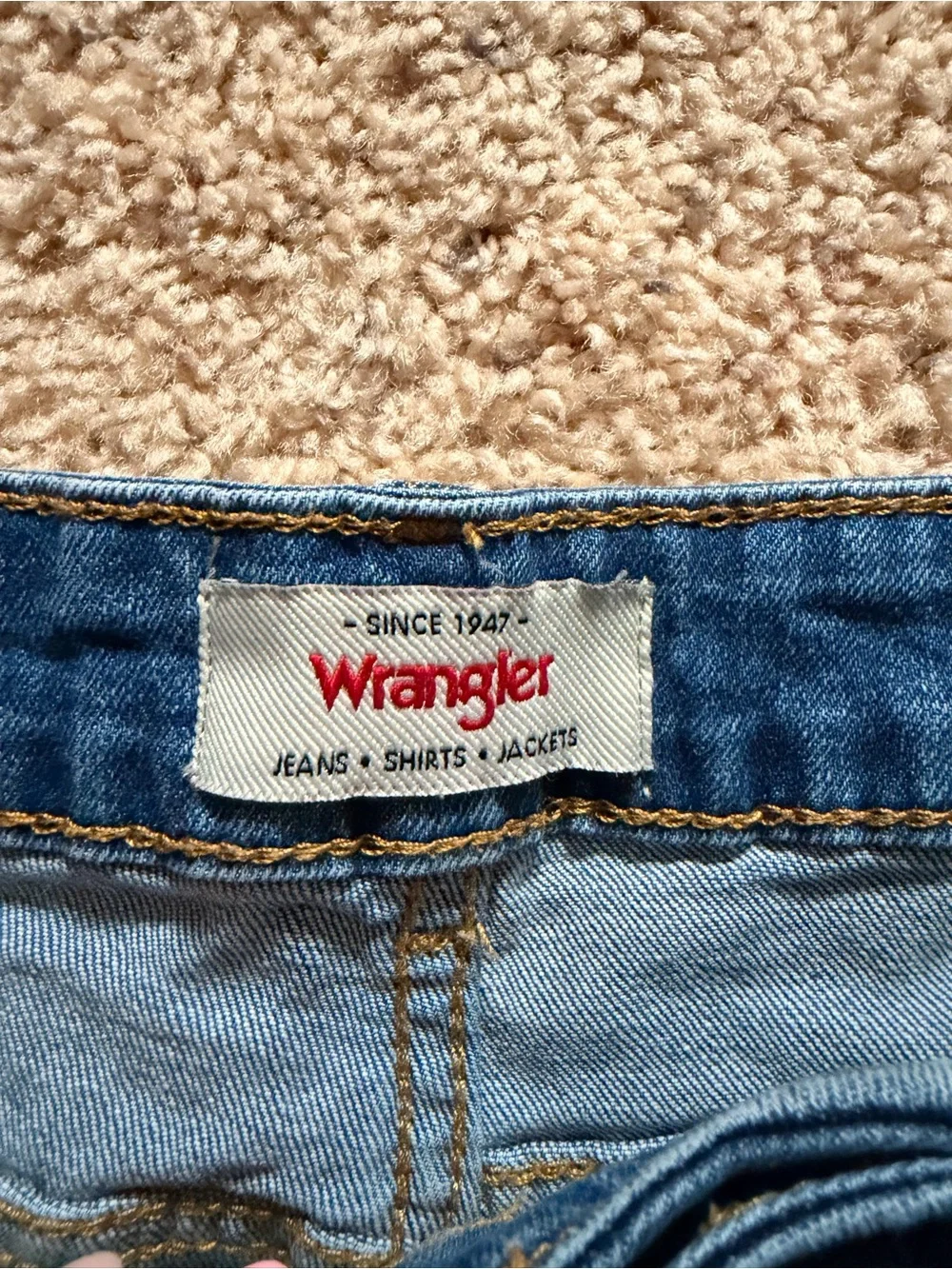 Wrangler Women's Blue Denim Cutoff Shorts
